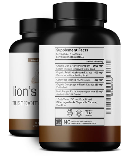 Organic Lions Mane Capsules